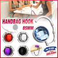 Foldable Handbag Hook with Crystal, 4.5 cm - Blue - view 2