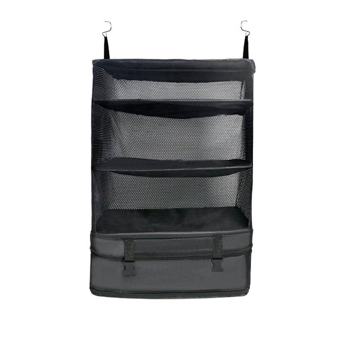 Foldable Hanging Clothes Organiser for Wardrobes, Space Saving Storage Bag - view 2