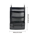 Foldable Hanging Clothes Organiser for Wardrobes, Space Saving Storage Bag - view 3