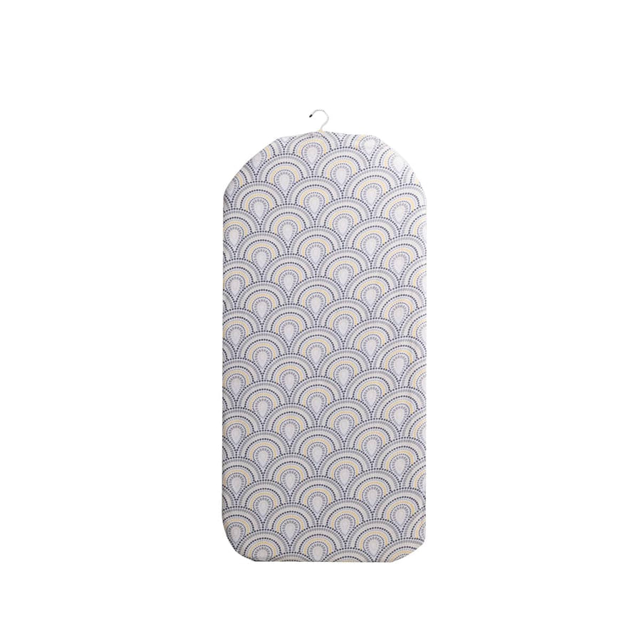 Foldable Heat Resistant Non-Slip Hanging Ironing Mat, 89 x 44.5 cm - Peacock Pattern