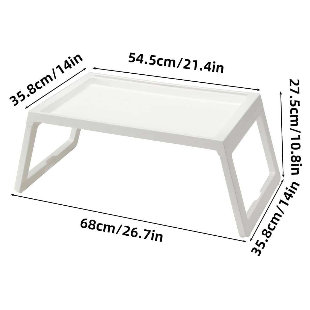 Foldable Laptop Bed Desk Small Student Study Table Dormitory Furniture - view 3