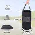 Foldable Marine Trash Bag with Mesh Pocket, Yacht Garbage Bag and Storage Net 56 x 26 cm - view 3