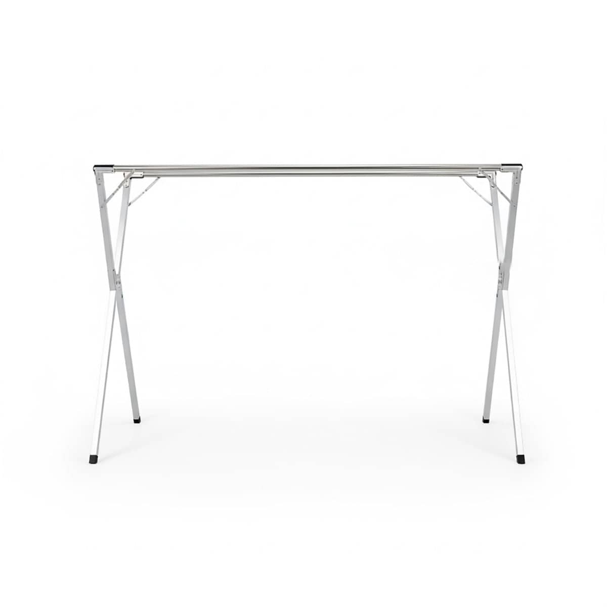 Foldable Metal Drying Rack Sturdy and Stable for Indoor and Outdoor Balcony Use - view 2