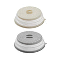 Foldable Microwave Food Cover Splash Guard with Steam Vents - White - view 3