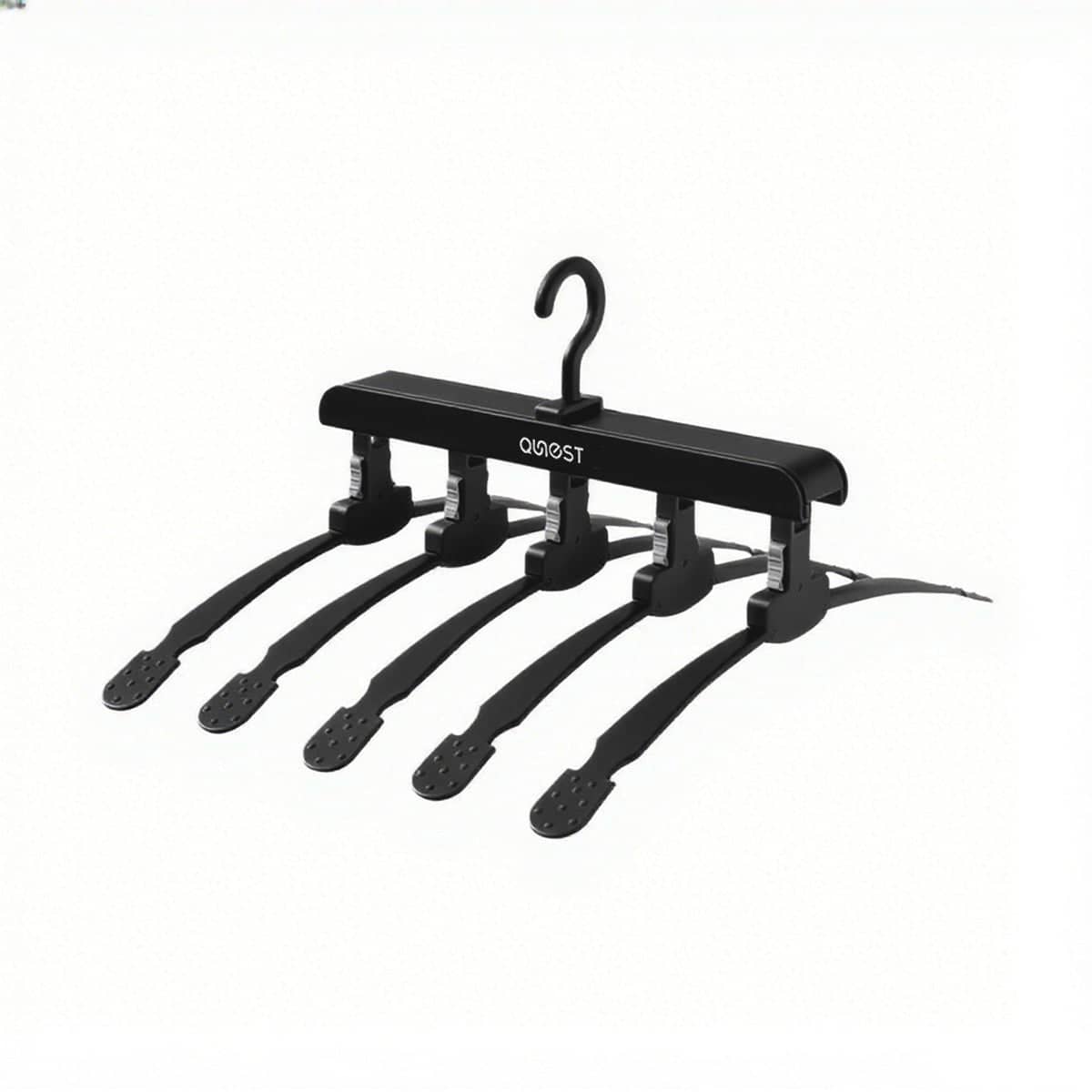 Foldable Multi Function Clothes Hanger Space Saving Non Slip for Coats and Shirts - Black