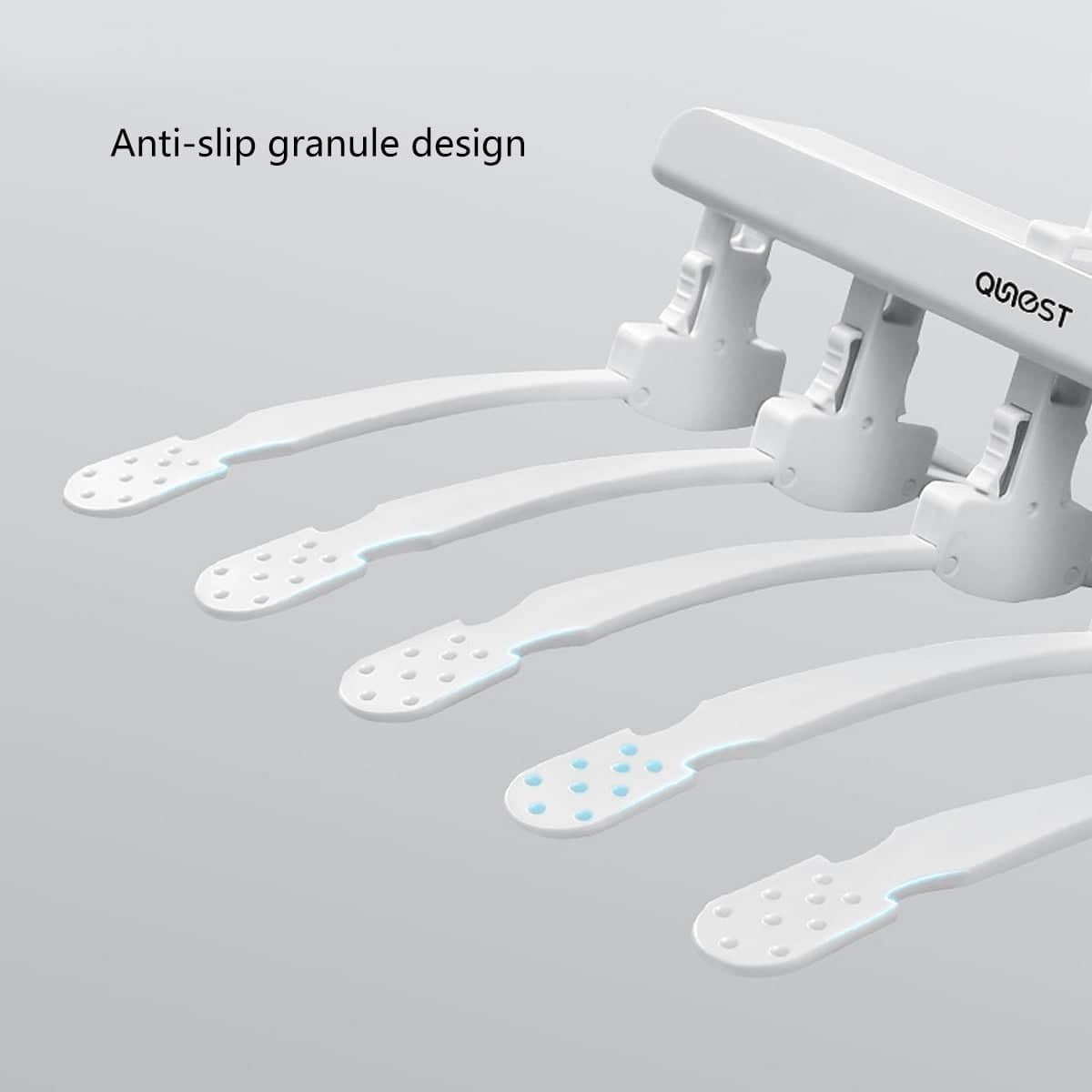 Foldable Multi Function Clothes Hanger Space Saving Non Slip for Coats and Shirts - White - view 5