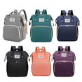 Foldable Nappy Bag Backpack with Built-In Rest Mat - Grey - view 3