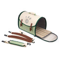 Foldable Outdoor Pet Backpack Carrier for Cats and Dogs - Green - view 2