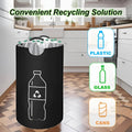 Foldable Oxford Cloth Laundry Bag with Ring Handles - Black, 115 Litre (43 x 79 x 18 cm) - view 5