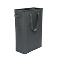 Foldable Oxford Cloth Laundry Basket, 39 x 19 x 62.5 cm - Dark Grey