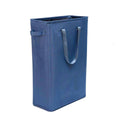 Foldable Oxford Cloth Laundry Basket, 39 x 19 x 62.5 cm - Navy Blue