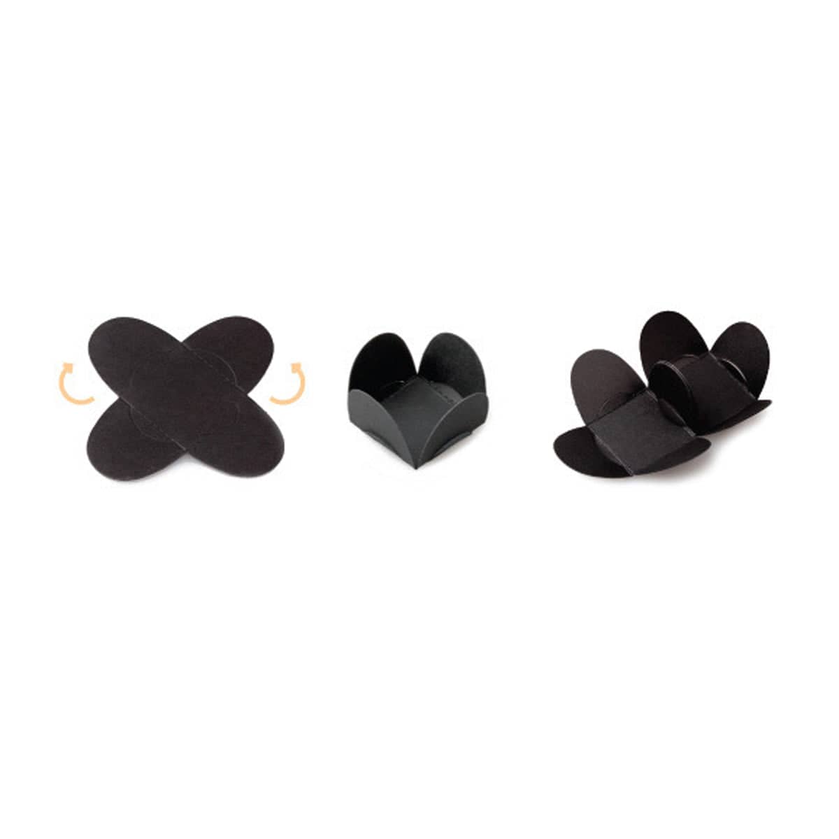 Foldable Paper Chocolate Trays for Valentine's Day Dessert Packaging - Pack of 200 - view 5