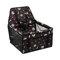 Foldable Pet Car Carrier with Breathable Mesh, 40 x 35 x 25 cm - Black