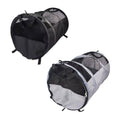 Foldable Pet Car Carrier with Mesh Panels, 123 x 58 cm - Black - view 3