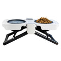 Foldable Pet Dining Table with Food Bowls for Dogs and Cats - view 2