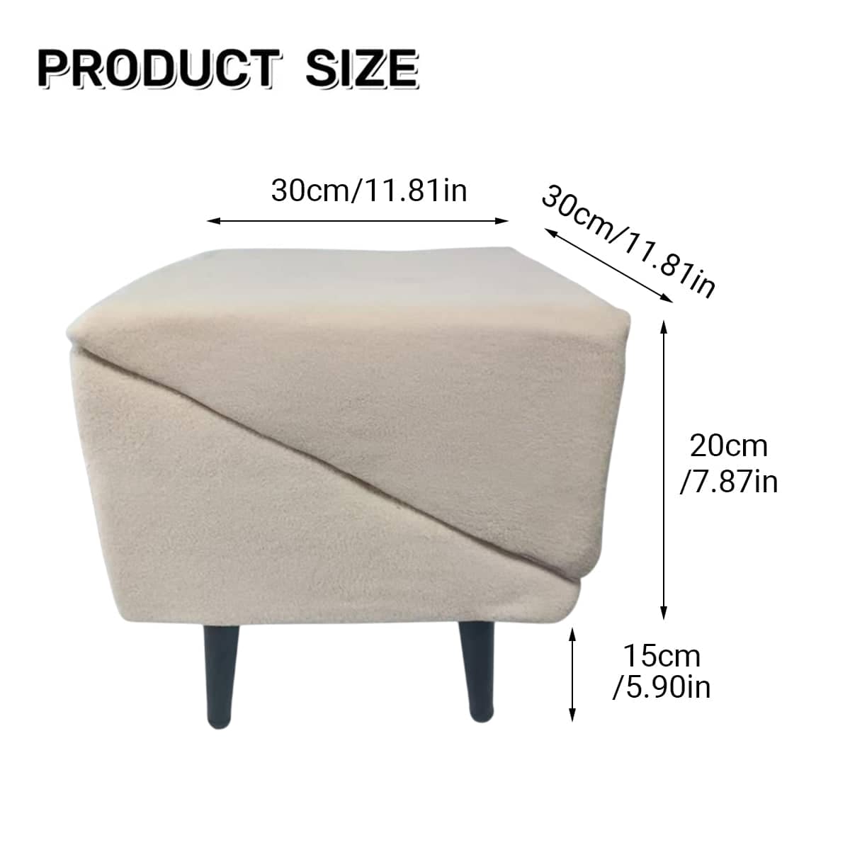 Foldable Pet Ramp Stairs for Cats and Dogs with Non Slip Fabric Cover - view 3