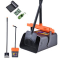 Foldable Pet Waste Scooper Set with Swivel Bin and Long-Handled Rake - view 2