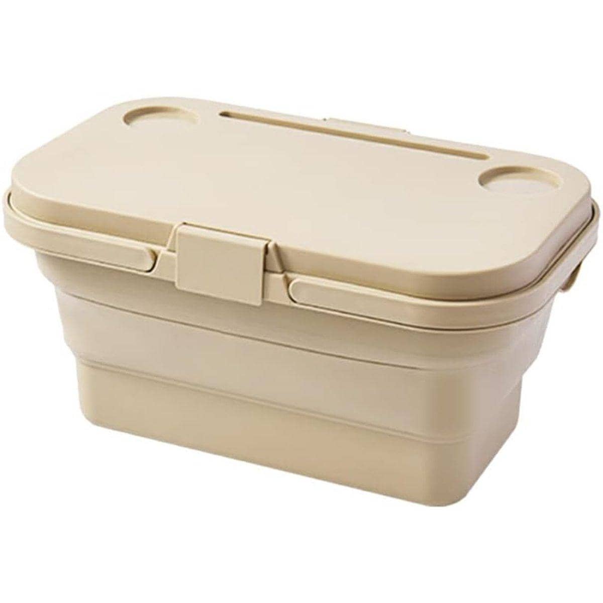 Foldable Picnic Basket with Multifunctional Lid and Cup Holders - view 2
