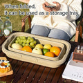 Foldable Picnic Basket with Multifunctional Lid and Cup Holders - view 4