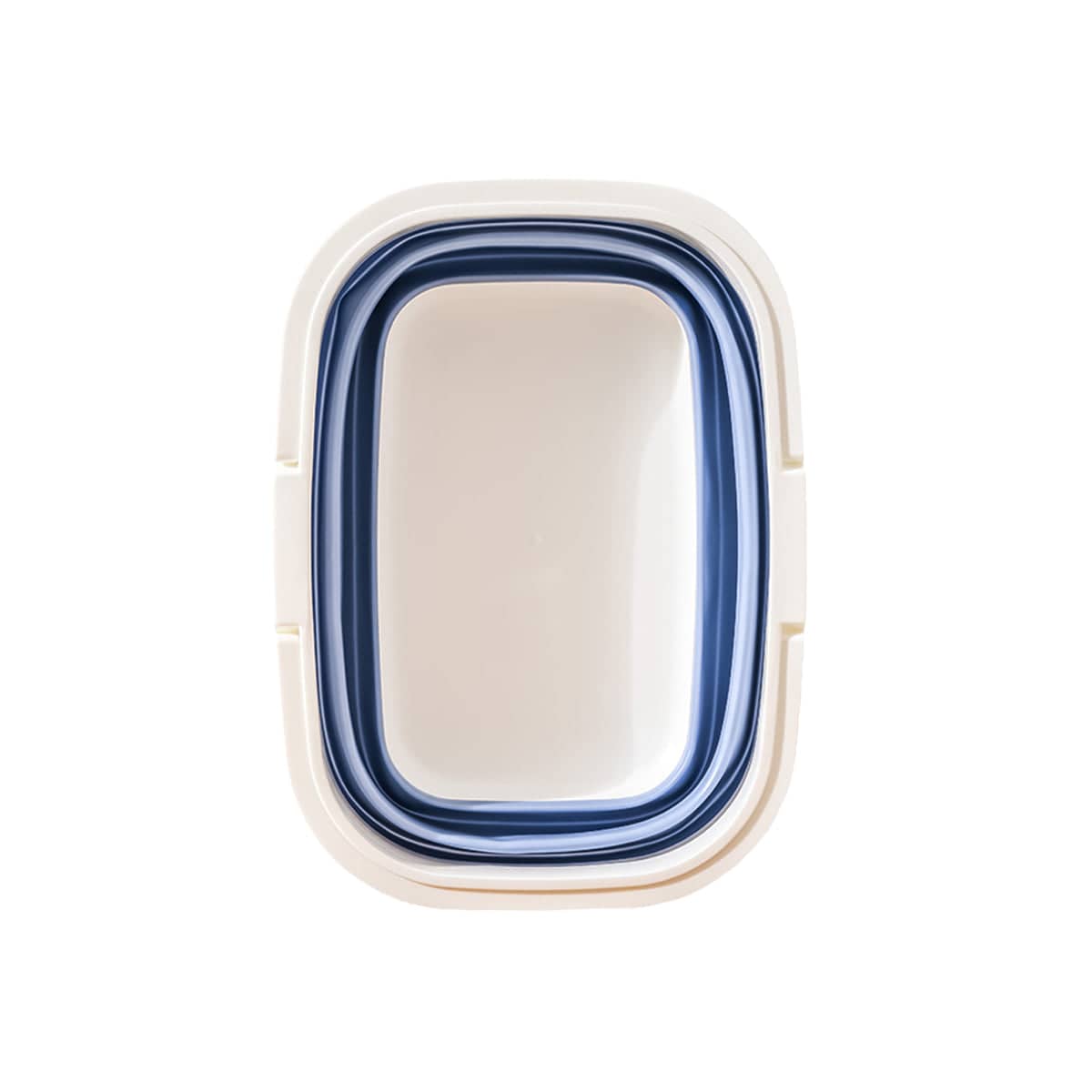 Foldable Picnic Handbasket, Collapsible Portable Basket - Blue