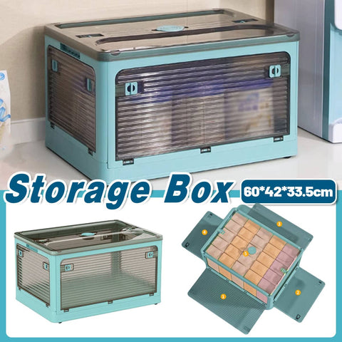 Foldable Plastic Storage Box, Large (58.4 x 33.5 x 41.9 cm)