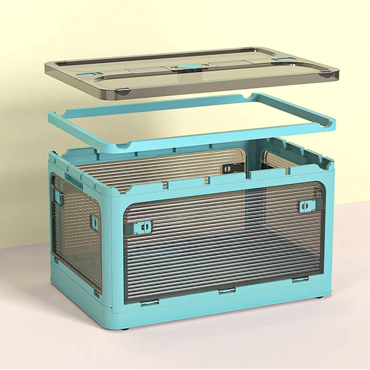 Foldable Plastic Storage Box, Large (58.4 x 33.5 x 41.9 cm) - view 4
