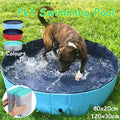 Foldable PVC Pet Swimming Pool for Dogs - Red, 120 x 30 cm - view 2