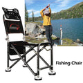 Foldable Recliner Fishing Chair with Backrest, Portable Camping Chair - view 5
