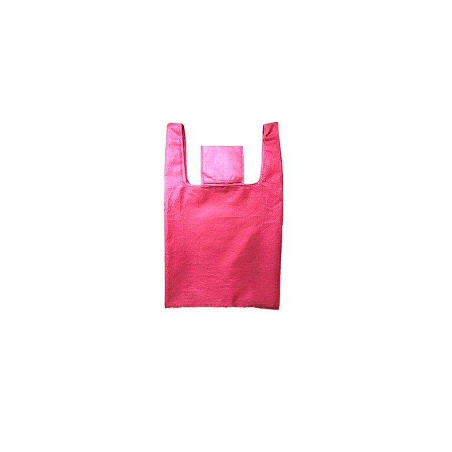 Foldable Reusable Shopping Bags, Pack of 2 - Hot Pink