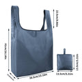 Foldable Reusable Shopping Bags, Pack of 2 - Orange - view 4