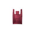 Foldable Reusable Shopping Bags, Pack of 2 - Wine Red