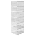 Foldable Shoe Box Dustproof Stackable Storage Cabinet - Transparent