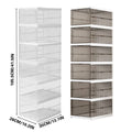 Foldable Shoe Box Dustproof Stackable Storage Cabinet - Transparent - view 4