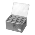 Foldable Shoe Box Organiser with Adjustable Dividers for Shoe Storage - view 2