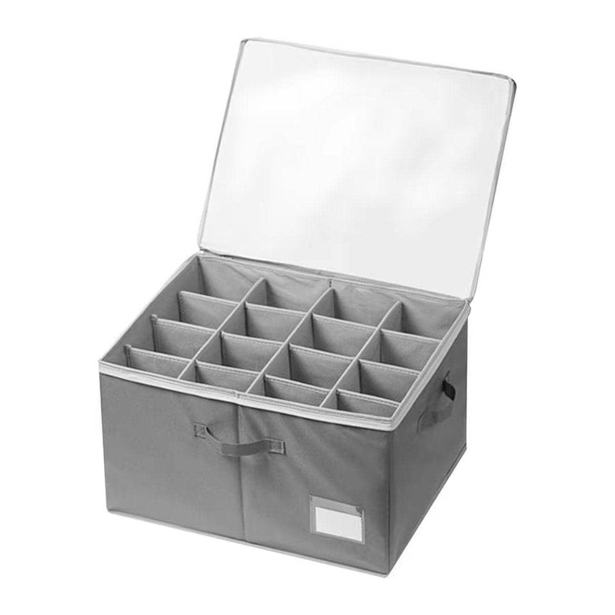 Foldable Shoe Box Organiser with Adjustable Dividers for Shoe Storage - view 2