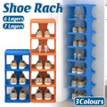 Foldable Shoe Rack Organiser, 6 Tier - White - view 2
