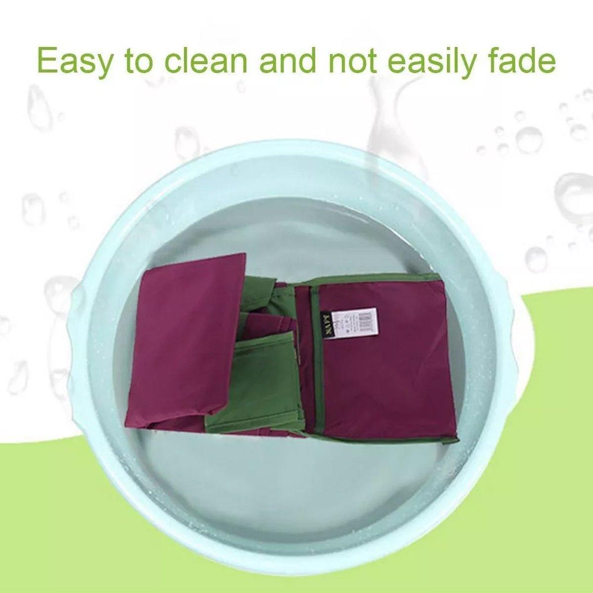 Foldable Shopping Bag with Drawstring - Green, Small (47 x 35 cm) - view 5