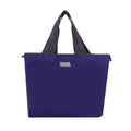 Foldable Shopping Bag with Drawstring - Royal Blue, Small (47 x 35 cm)