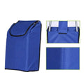 Foldable Shopping Trolley with Wheels, 35L Bag - Blue - view 5