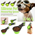 Foldable Silicone Pet Food Scoop with Bag Clip - Large (Size L, 12 x 21 cm) - view 2