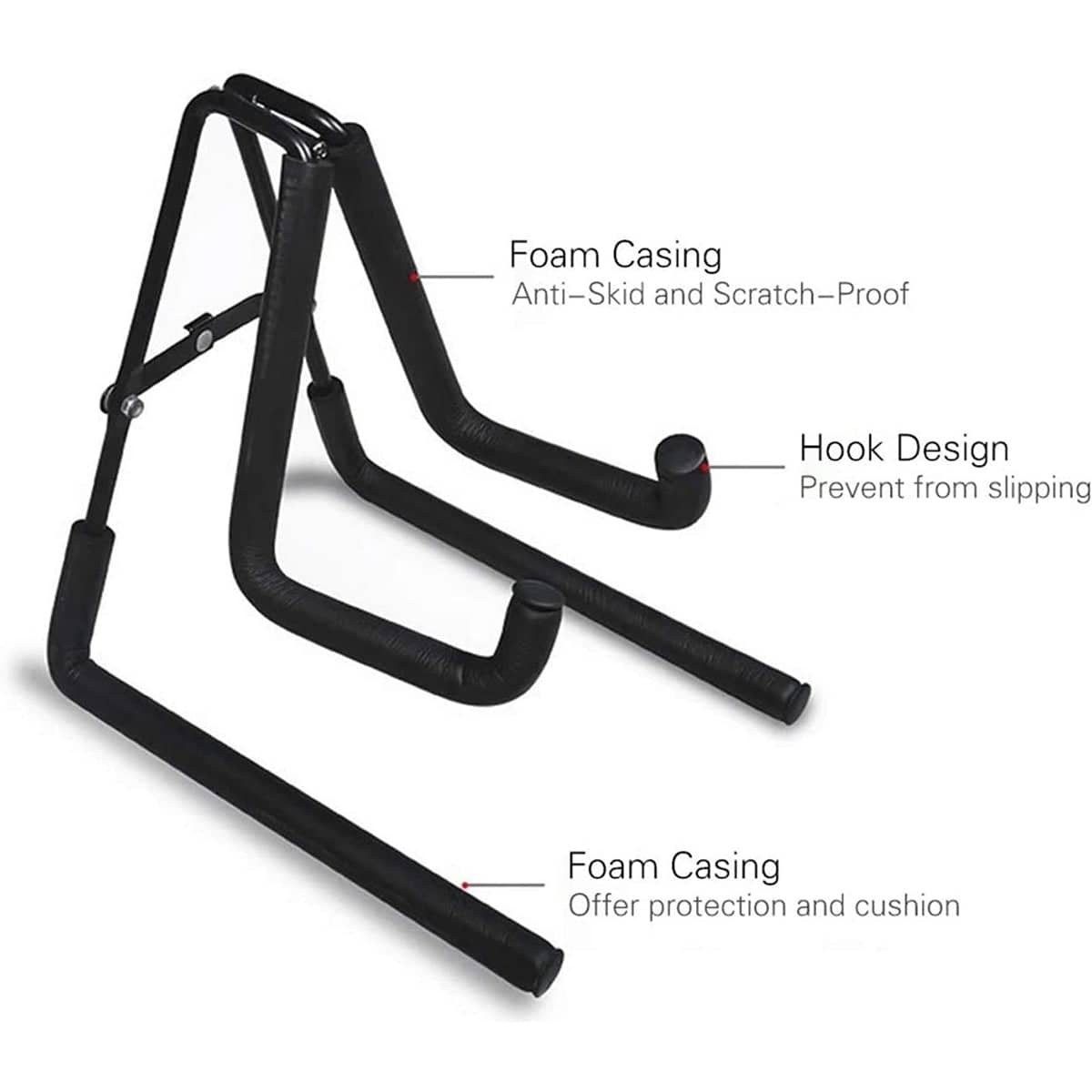 Foldable Small Guitar Stand for Violin, Ukulele and Mini Guitar - view 4