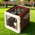 Foldable Soft-Sided Pet Carrier Cage for Cats and Dogs, Breathable Travel