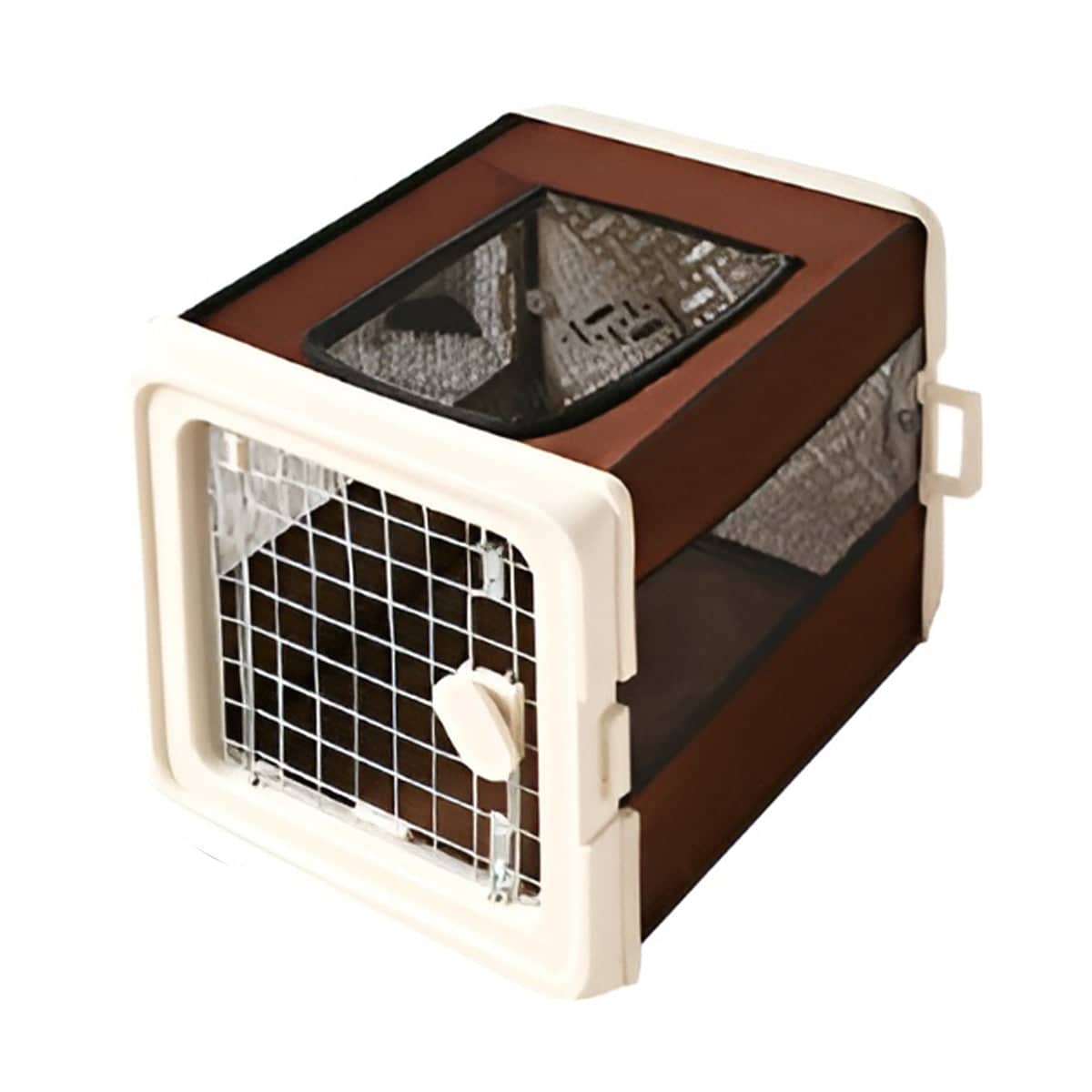 Foldable Soft-Sided Pet Carrier Cage for Cats and Dogs, Breathable Travel - view 2