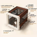 Foldable Soft-Sided Pet Carrier Cage for Cats and Dogs, Breathable Travel - view 4