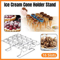 Foldable Stainless Steel Baking Cooling Rack for Pies, Desserts and Ice Cream Display
