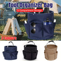 Foldable Storage Basket with Pockets, 28 x 28 cm - Black - view 2