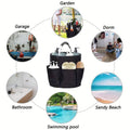 Foldable Storage Basket with Pockets, 28 x 28 cm - Blue - view 5