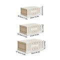 Foldable Toy and Book Storage Box, Beige - Size L (52 x 37.5 x 23 cm) - view 4