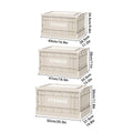 Foldable Toy and Book Storage Box, Household Storage Container - Size M (47 x 33.5 x 28 cm) - view 4