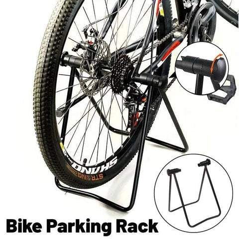 Foldable U Shaped Bike Parking Rack, High Carbon Steel Bicycle Display Stand